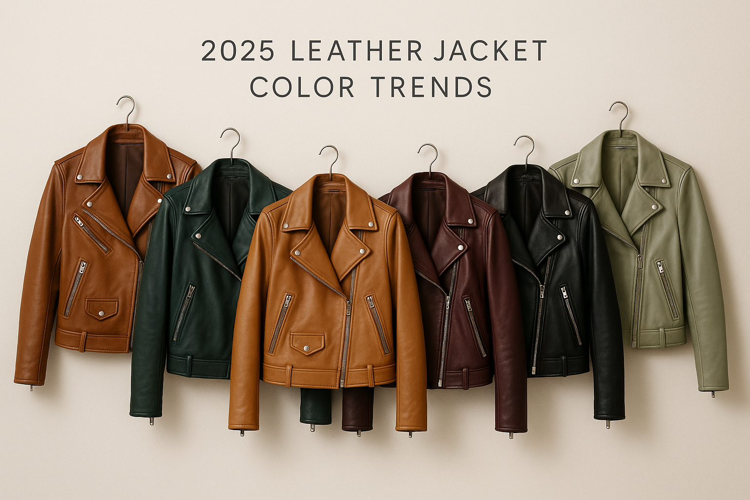Color Trends in Leather Jackets for 2025
